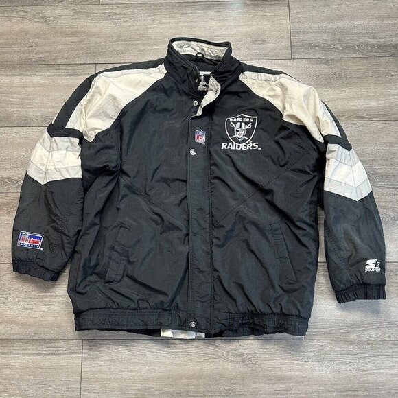 Vintage Oakland Raiders Starter Pro Line Jacket Size XXL Read Description - Picture 1 of 12